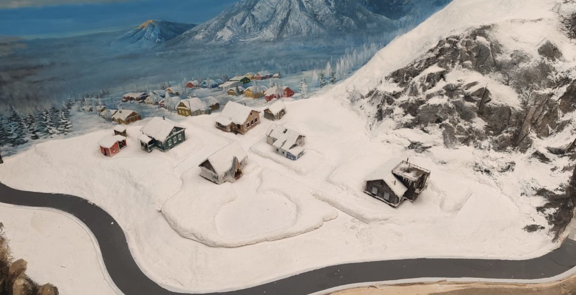    Посёлок Оймякон / Фото: московский музей “Царь- макет”