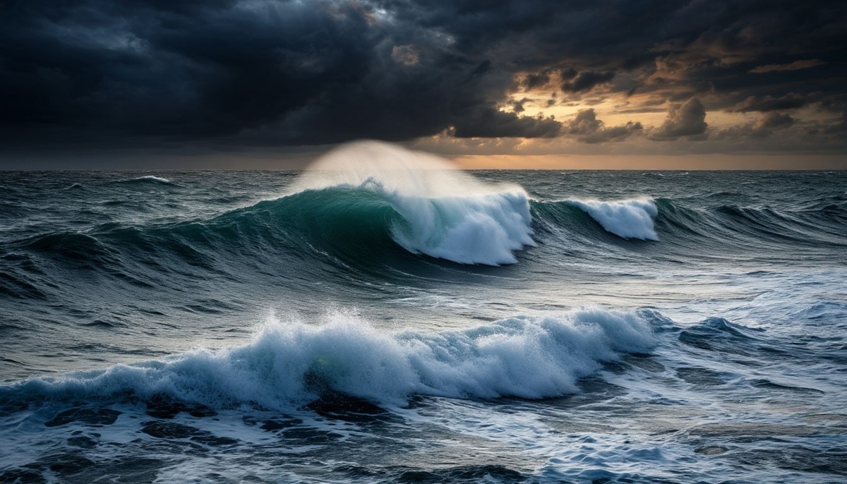 Шторм — источник инфразвуковых волн, способных распространяться на тысячи километров