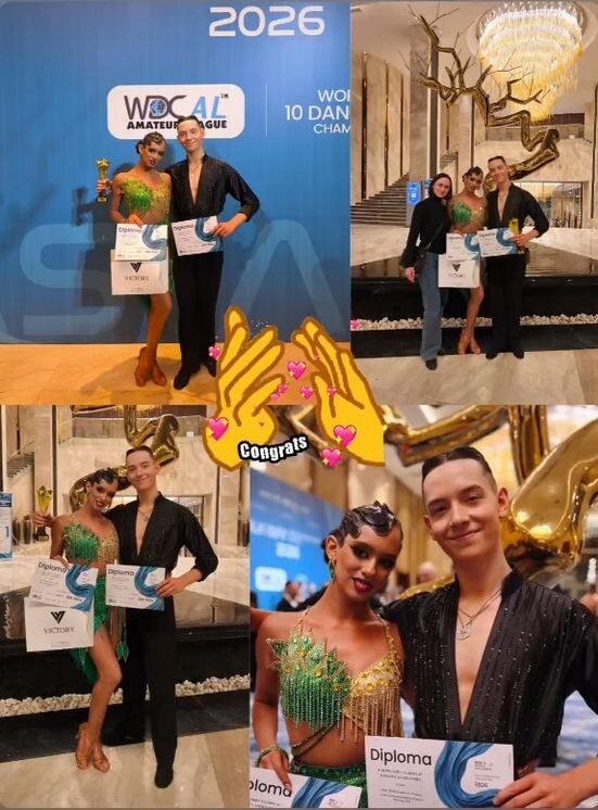    Танцевальные дуэты из Карелии вошли в финал и полуфинал чемпионата мира © РИТМ/VK