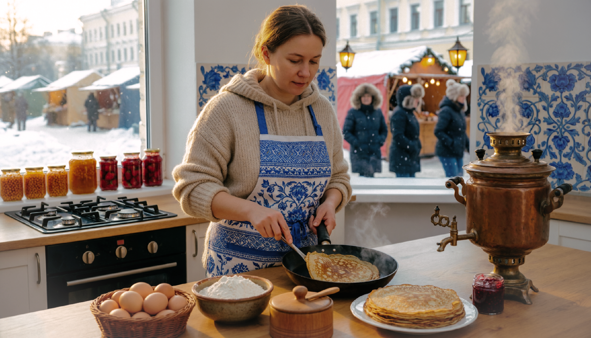 Идеальная кухня для Масленицы — это продуманная эргономика. Когда у каждой сковороды и банки с вареньем есть свое место, процесс готовки становится настоящим праздником.