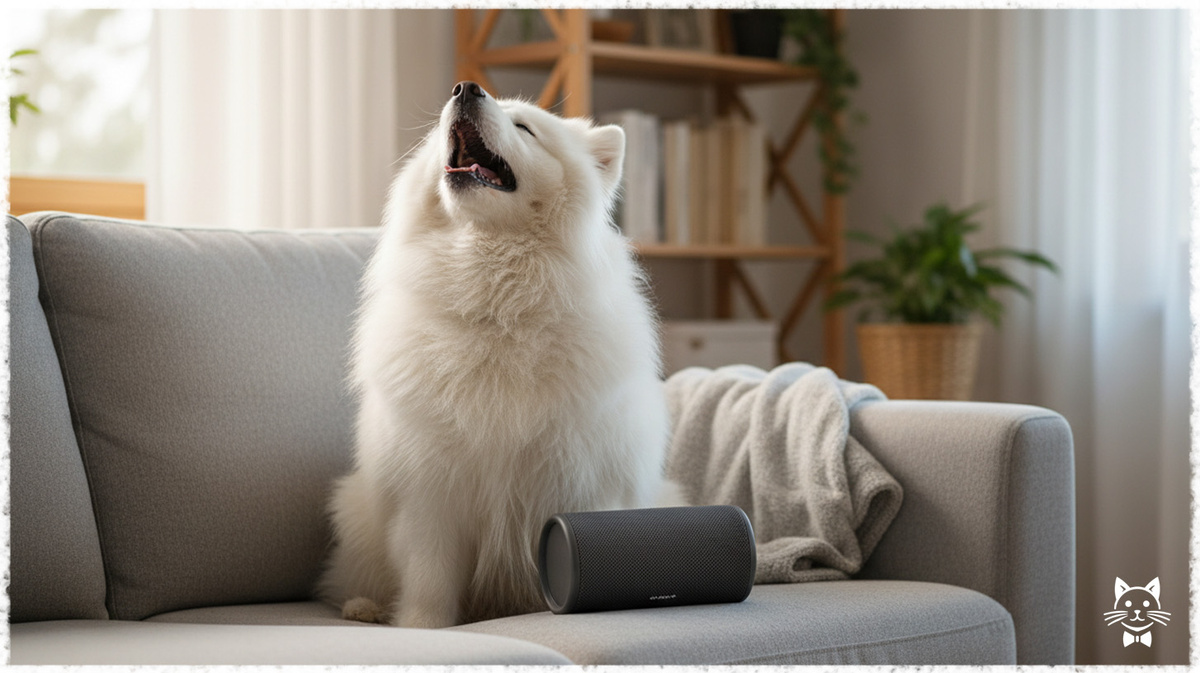 Собака поет