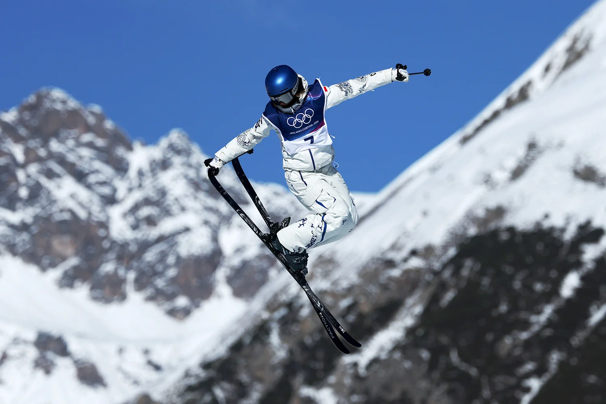 Эйлин Гу на зимних Олимпийских играх 2026 года (Фото Michael Reaves·Getty Images)