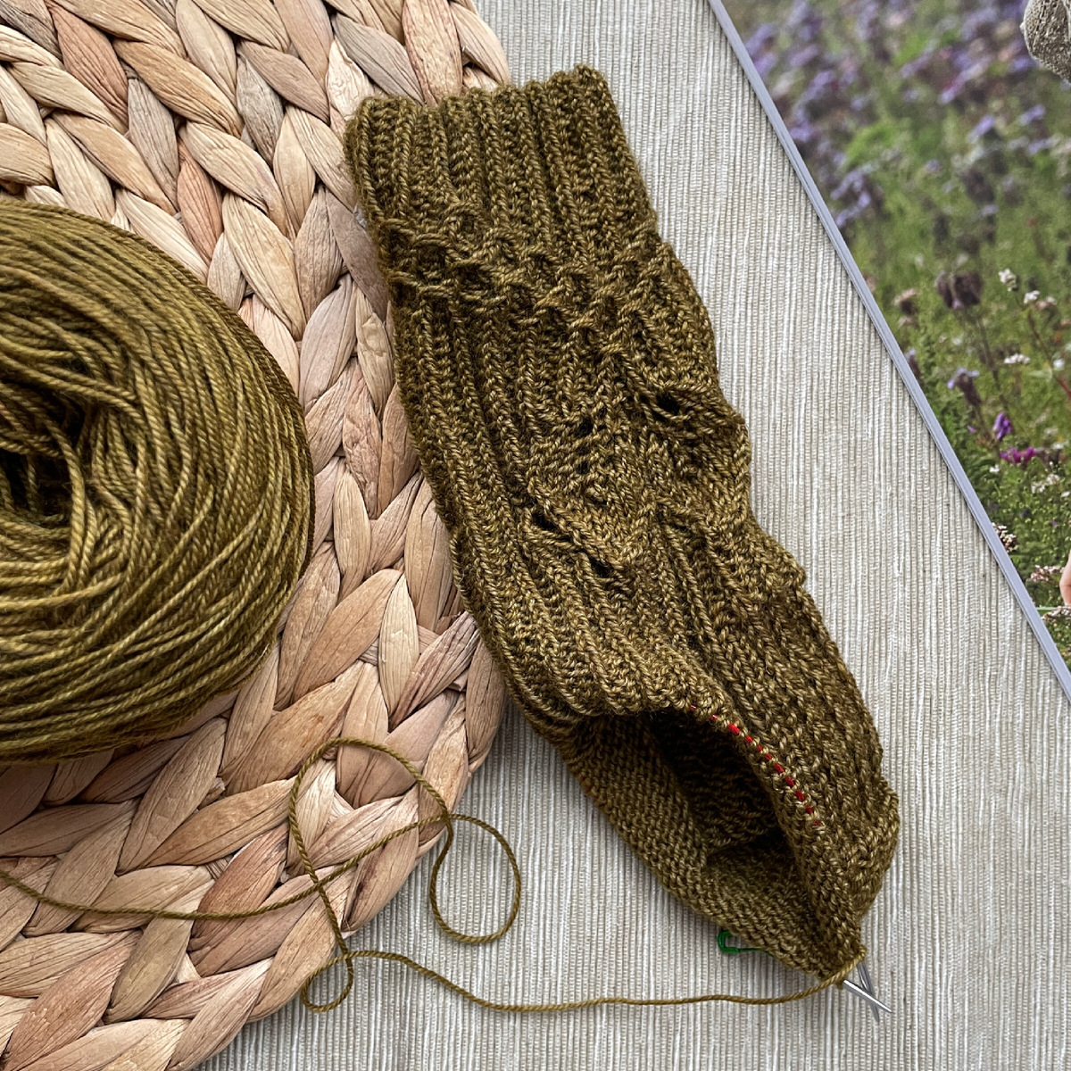 Носки "Ипомея" - описание на сайте by-annike.ru
