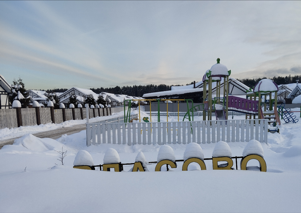 Февраль в Подмосковье. Фото автора.