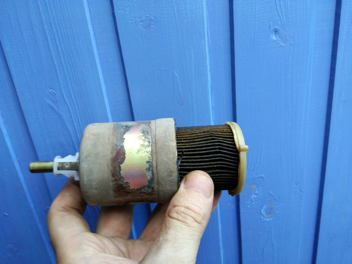 засоренный топливный фильтр