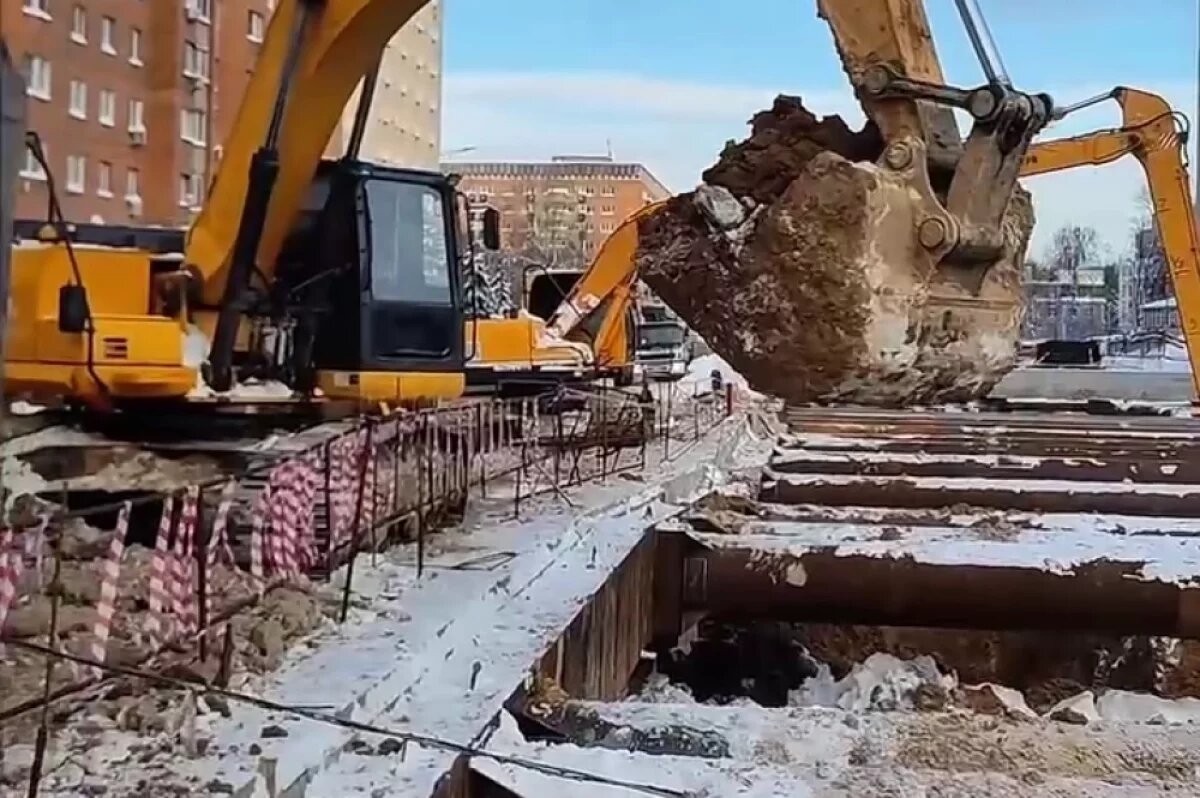    Стройку метро на улице Горького возобновили в Нижнем Новгороде