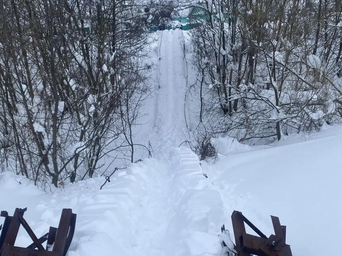    В Инсаре обрушился пешеходный мост | © Фото : администрация Инсарского муниципального района