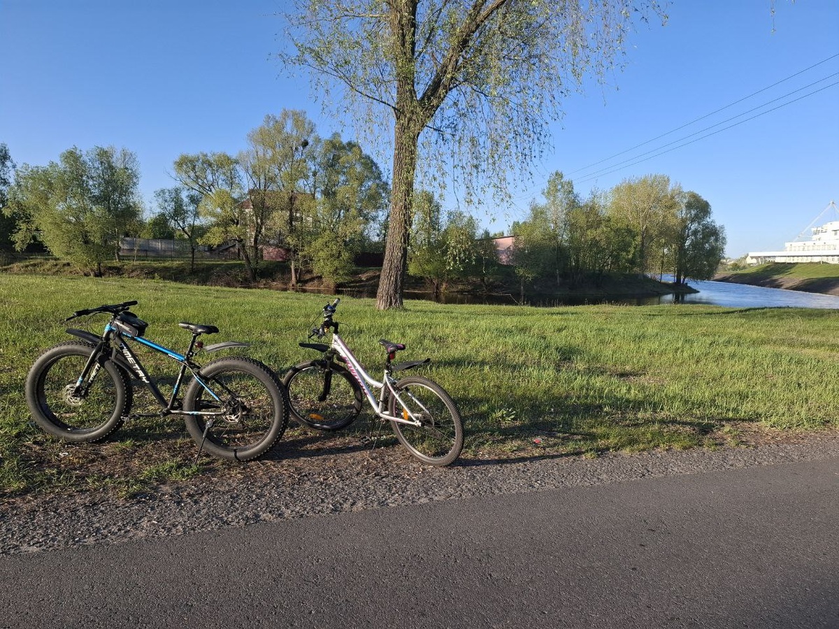 Наши с дочкой верные кони😃