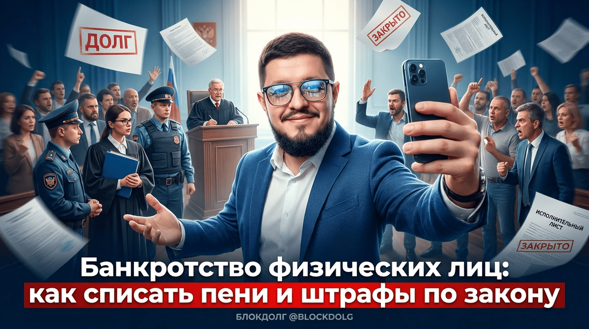    Как законно избавиться от начисленных пени и штрафов через процедуру банкротства. Максим