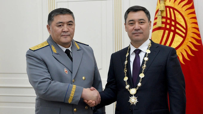 Камчыбек Ташиев и Садыр Жапаров в 2024-м году