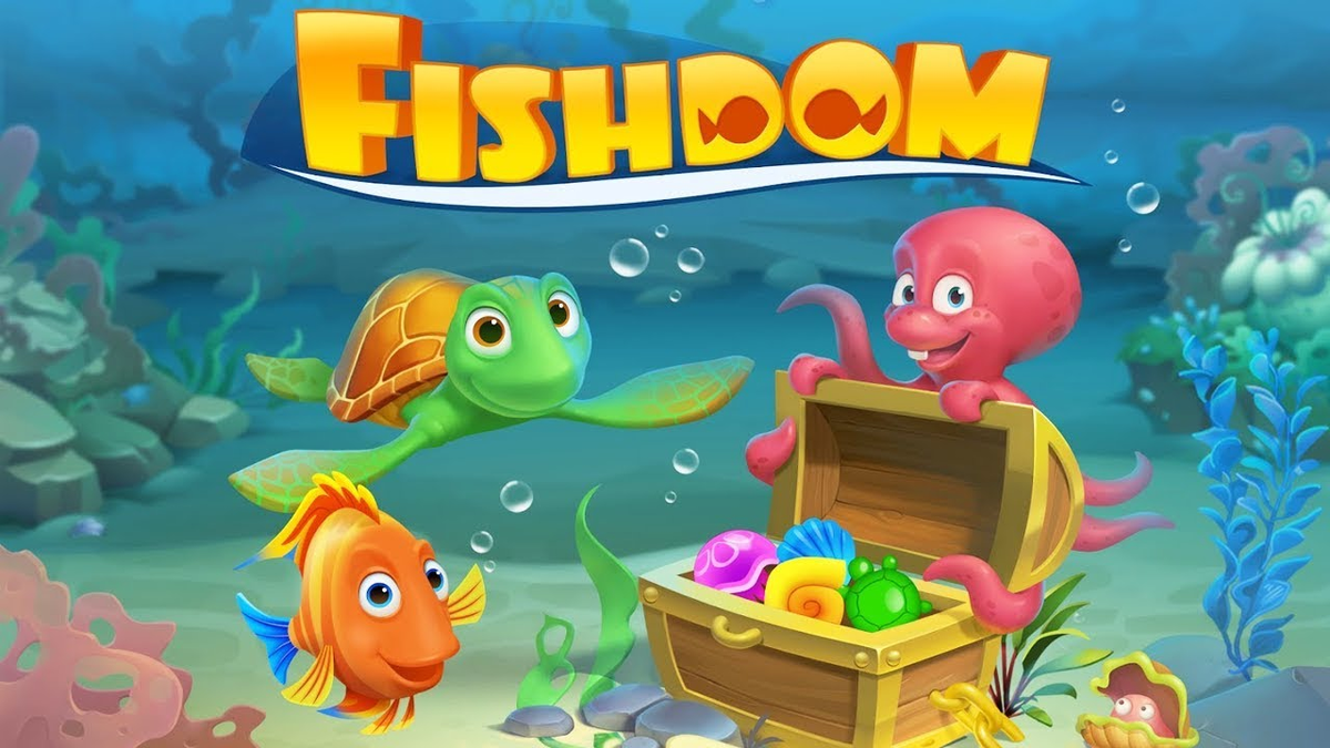 мобильная игра в жанре «три в ряд» fishdom