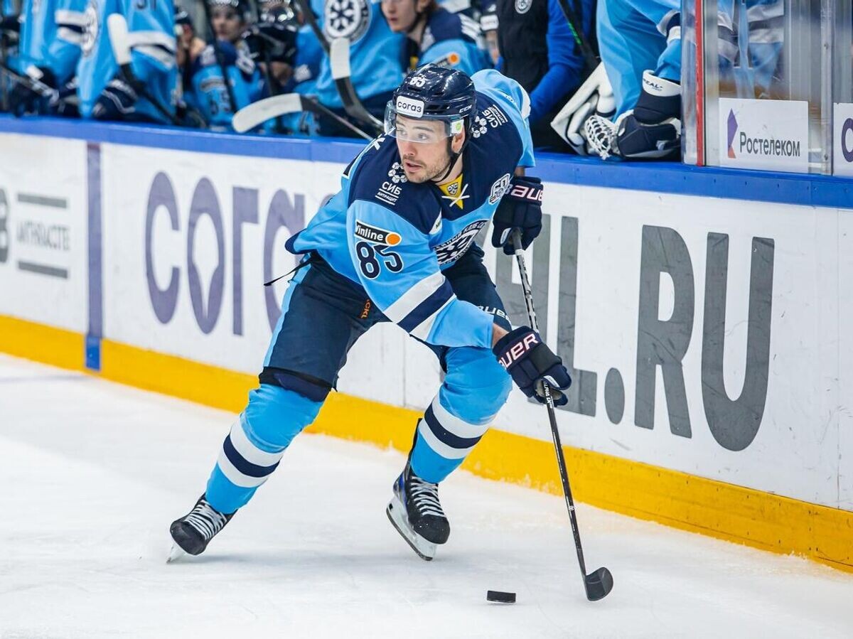    Нападающий ХК "Сибирь" Тэйлор Бек | © Фото : Пресс-служба ХК "Сибирь"