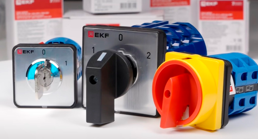 Кулачковые переключатели EKF для промышленных щитов