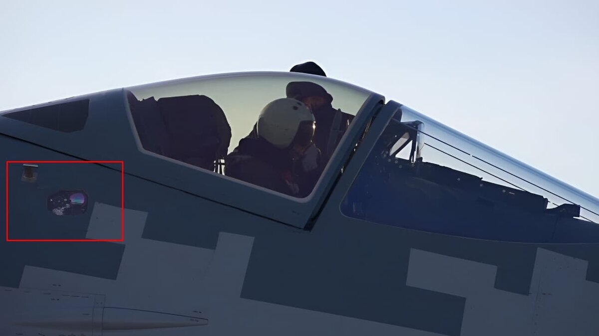   Модуль 101КС-О на истребителе Су-57