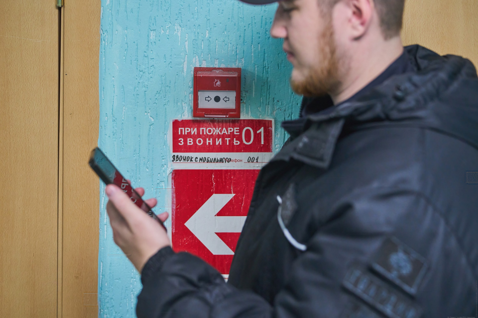    Пожар в Новосибирске. Источник: Агентство безопасности "Гвардия"