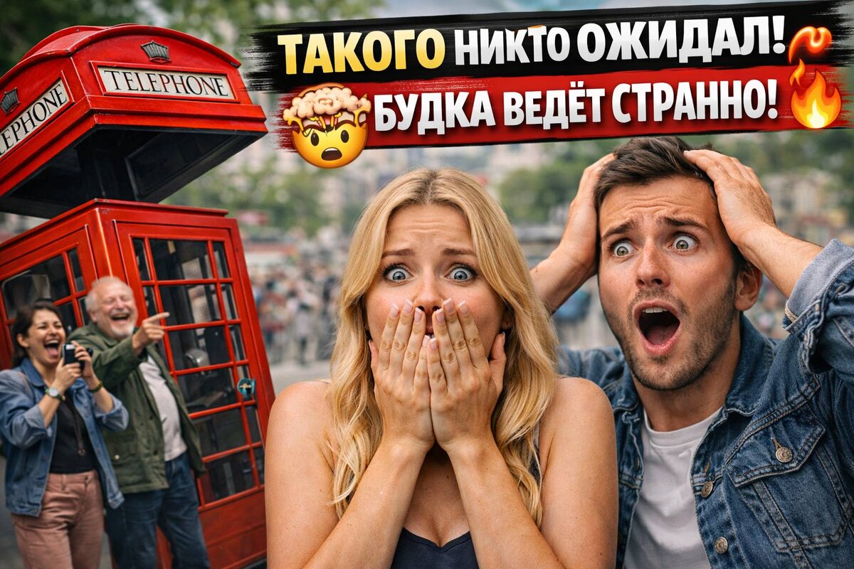 Телефонная будка СОШЛА С УМА 🤯 Прохожие не поверили глазам