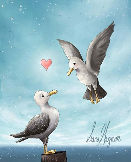 Автор- художник Sara Gagnon. Источник изображения :Яндекс картинка.