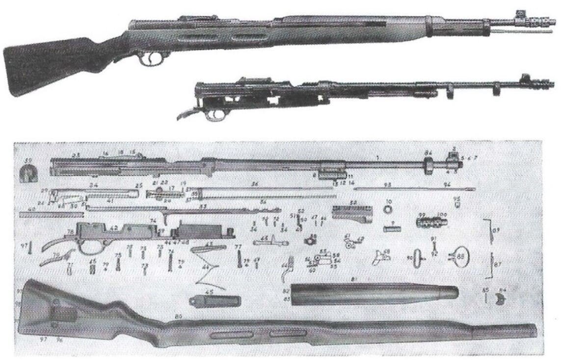 Самозарядная винтовка СВ-50.