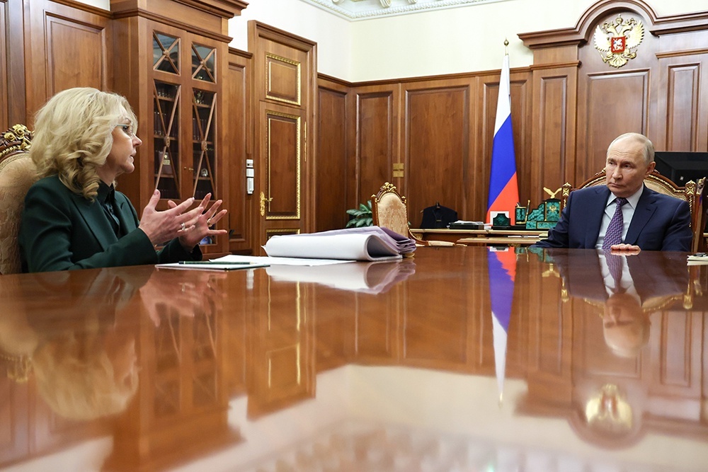    Татьяна Голикова рассказала Владимиру Путину об успехах в борьбе с туберкулезом в стране. / РИА Новости