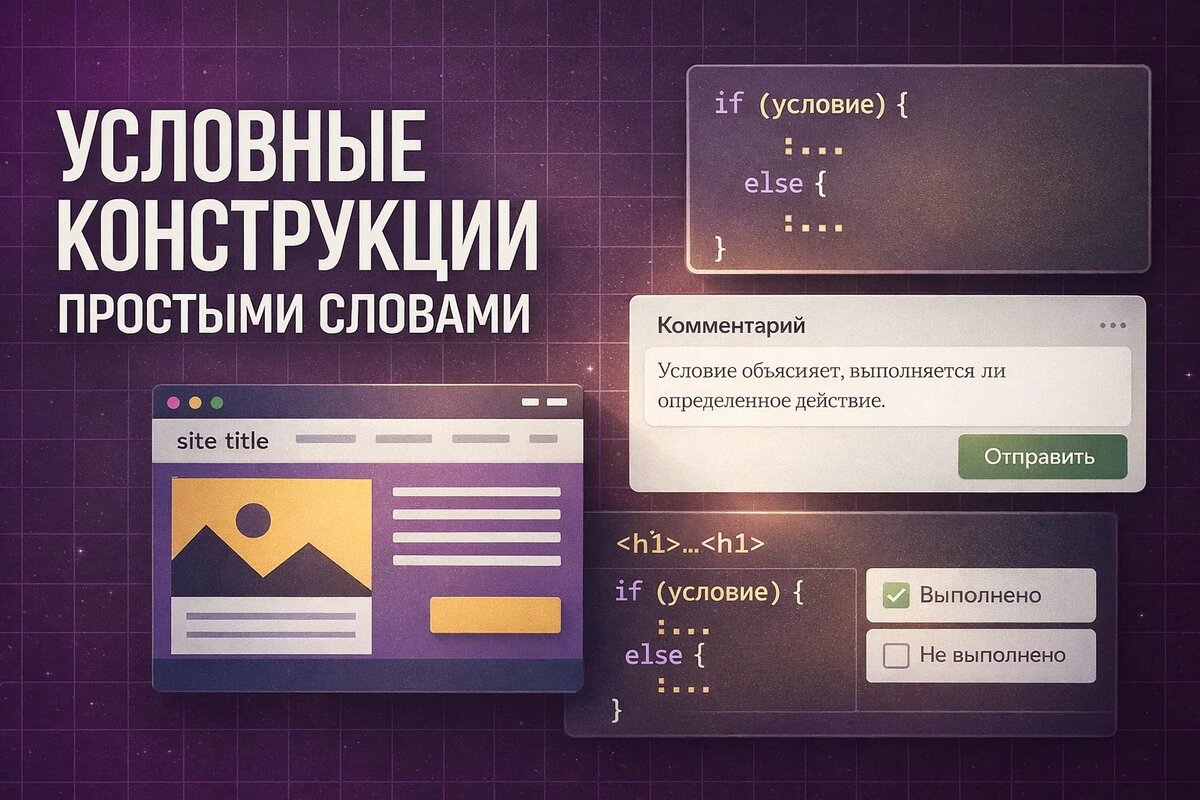 Условные конструкции в Python простыми словами