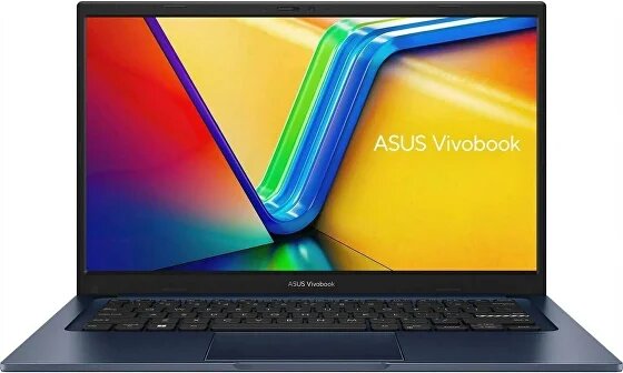 ASUS Vivobook 14 — лёгкий и удобный ноутбук для учёбы и интернета.