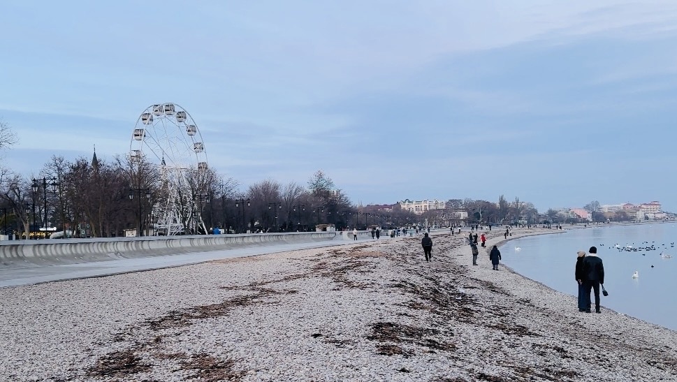 г. Евпатория, набережная В.Терешковой, февраль 2026. 