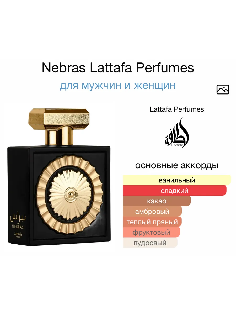 Основные аккорды Nebras от Lattafa Perfumes