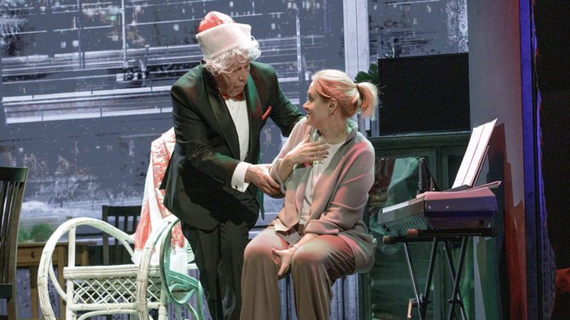     Михаил Ефремов и Анна Михалкова в спектакле «Без свидетелей»  ГБУК г. Москвы «Мастерская «12» Никиты Михалкова»