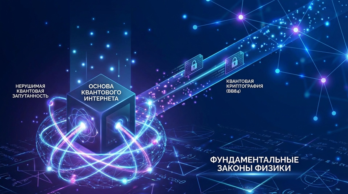 Основа квантового интернета опирается на фундаментальные законы науки