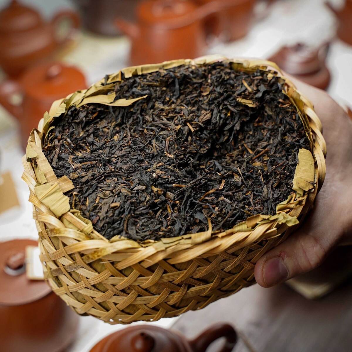 Хэй Ча Лю Бао в корзинке от прямого поставщика