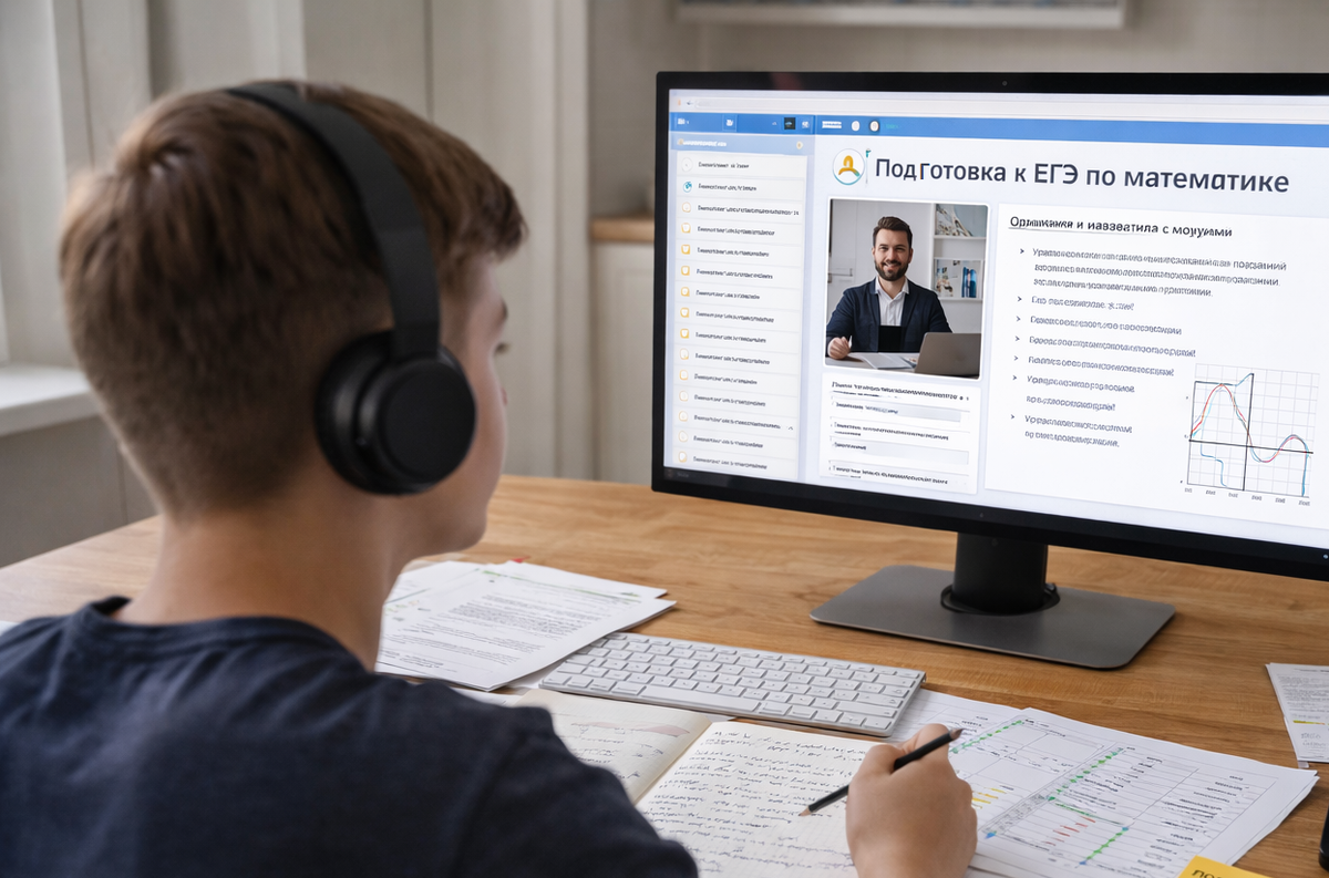 Структурированные онлайн-уроки и план подготовки помогают системно двигаться к целевым баллам ЕГЭ