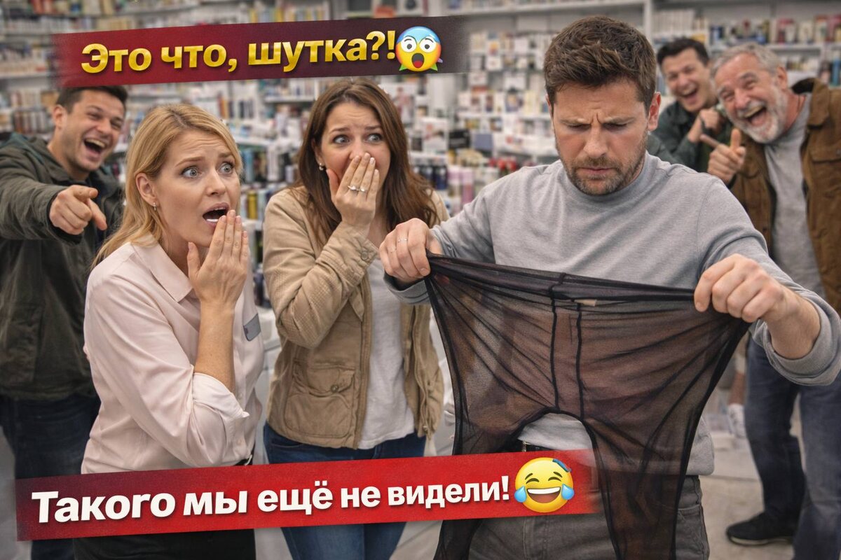 Мужчина устроил хаос в женском магазине 😱 Продавщицы не знают куда смотреть!