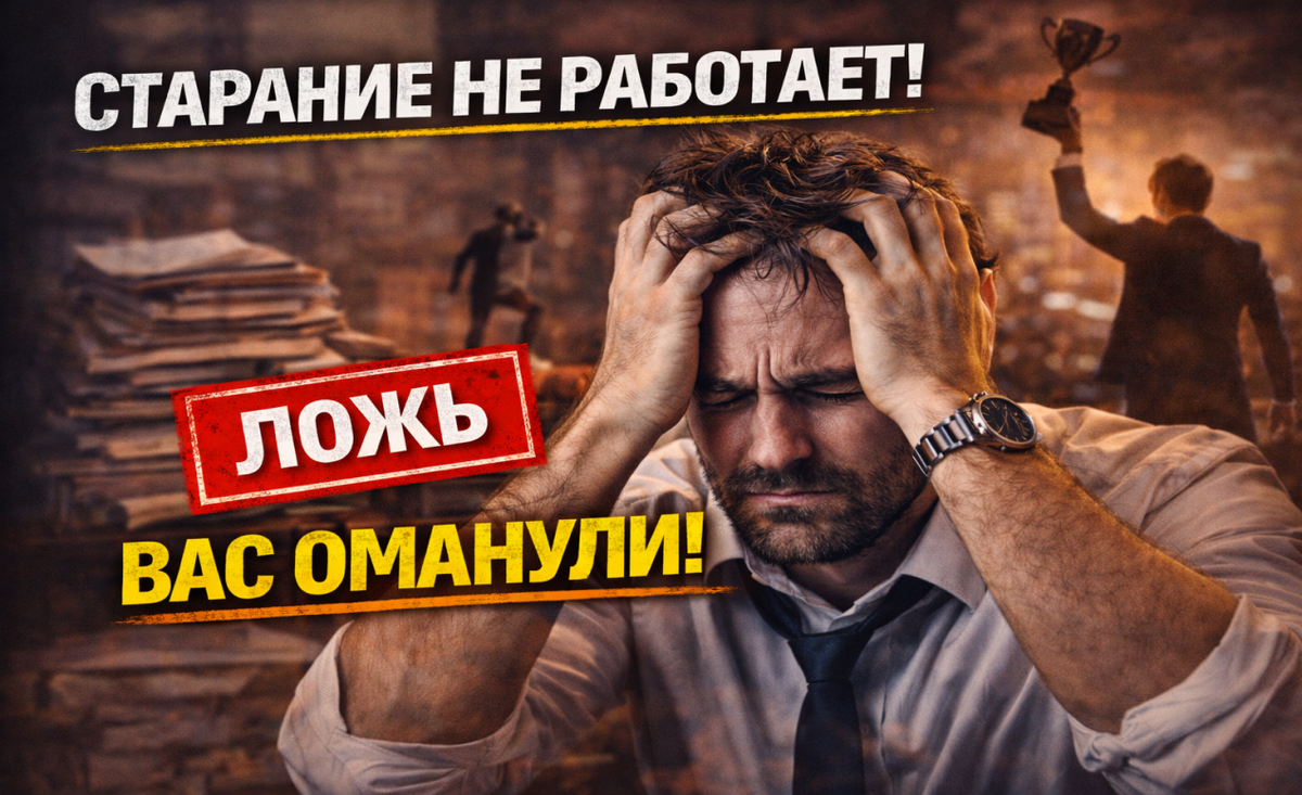 Почему старание больше не гарантирует ничего (и что с этим делать)