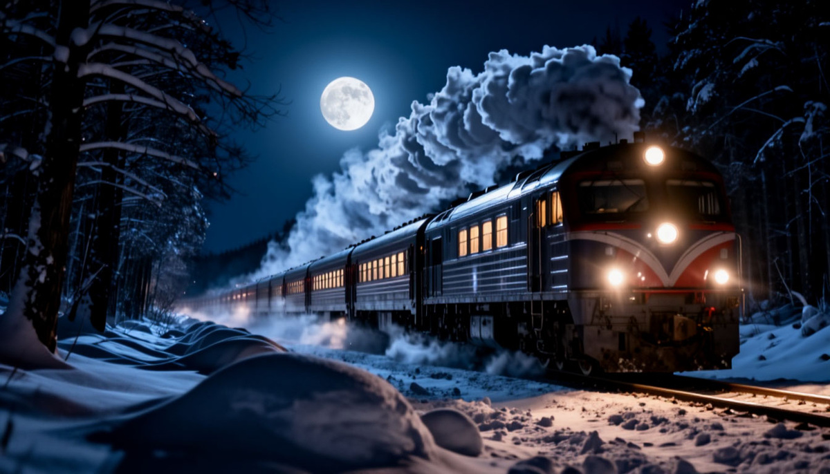 В поезде под полной луной свет погас на 17 секунд. Больше мы не были прежними