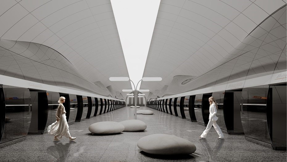    Архитектурный проект станции метро "Лиговский проспект 2" Автор фото: Ленметрокавестранс