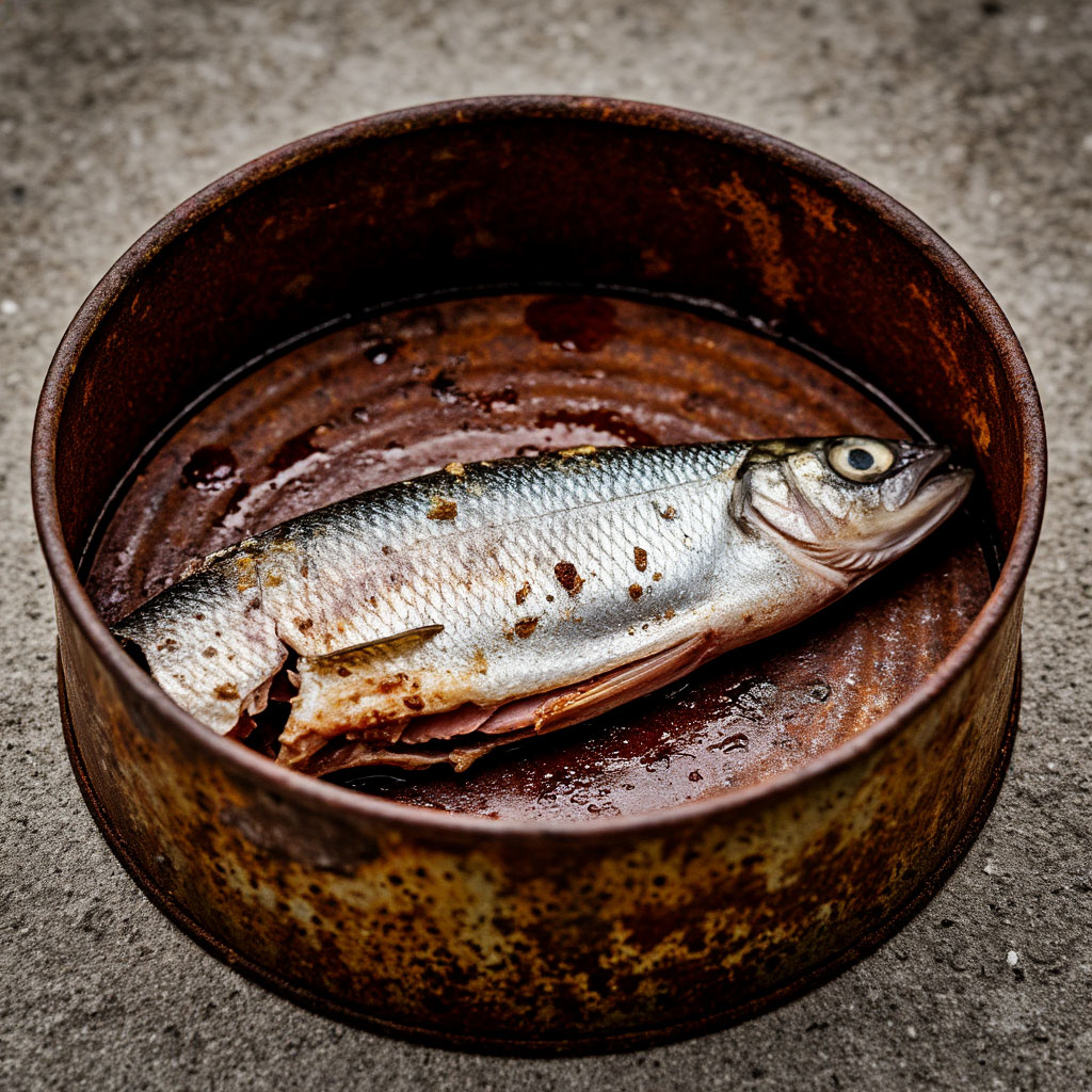 Ежедневная пайка. Лицо Сюрстремминга.