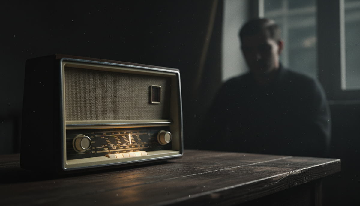 Советский радиоприемник ВЭФ светится в темноте