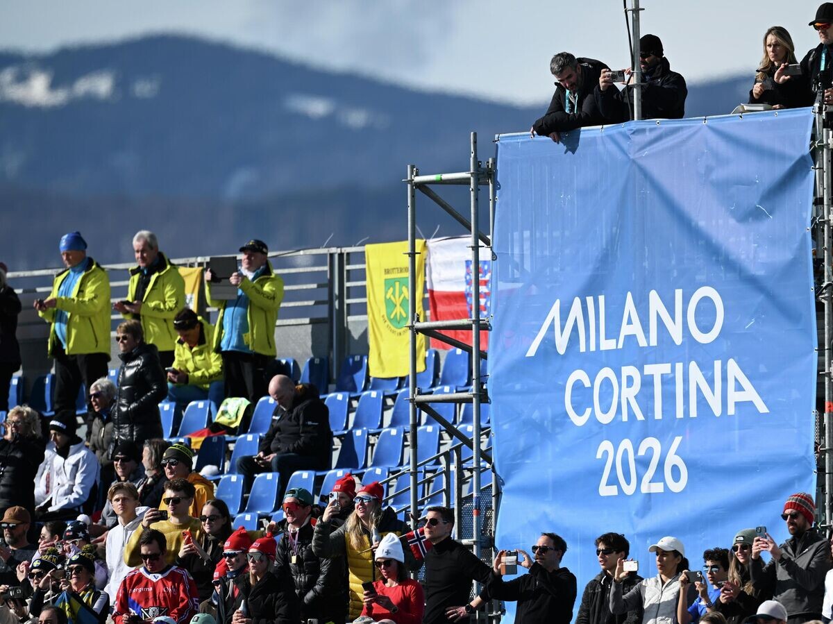    Болельщики на соревнованиях зимних Олимпийских игр 2026 | © РИА Новости