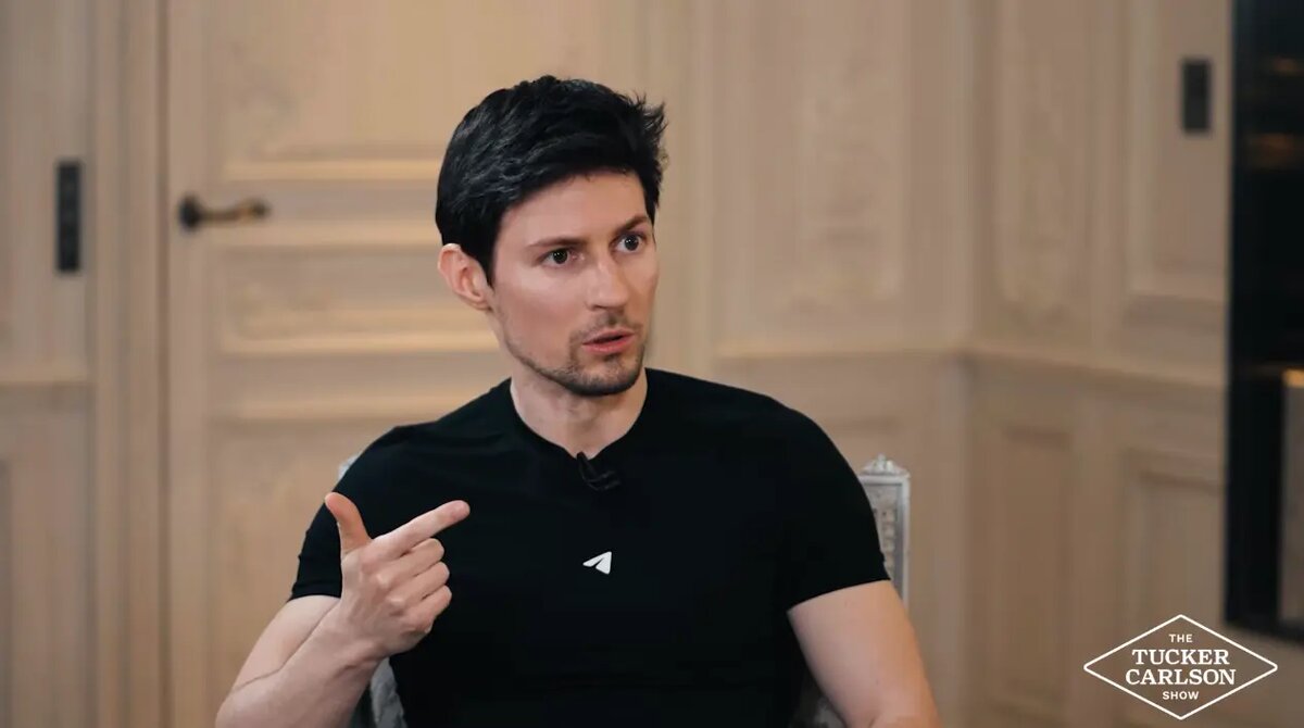    Фото: кадр интервью Павла Дурова на YouTube-канале Такера Карлсона