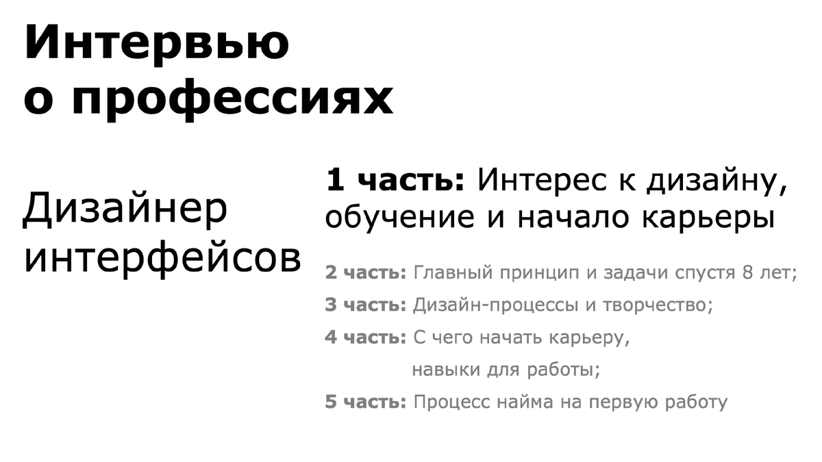 План интервью с дизайнером интерфейсов