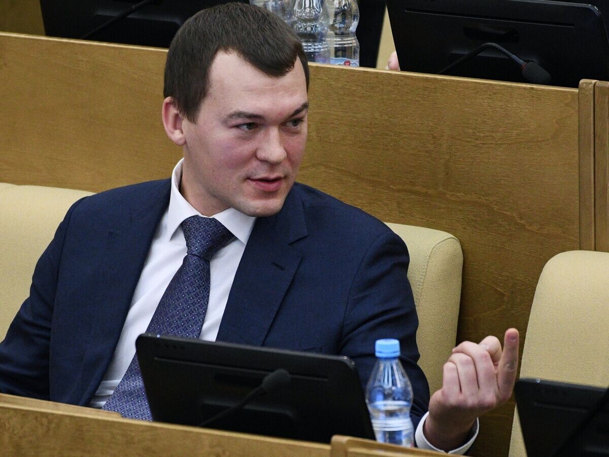    Председатель комитета Государственной Думы РФ по физической культуре, спорту, туризму и делам молодежи Михаил Дегтярев на пленарном заседании Государственной Думы РФ | © РИА Новости / Владимир Федоренко