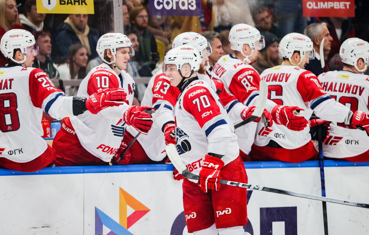    Хоккеисты "Локомотива"  Валерия Калугина/ТАСС