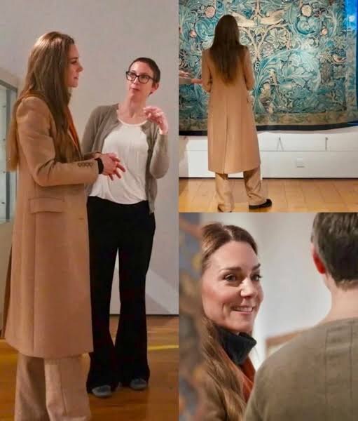 Принцесса Кейт посещает выставку в библиотеке города Винчестер. Фотографии из открытого источника. 