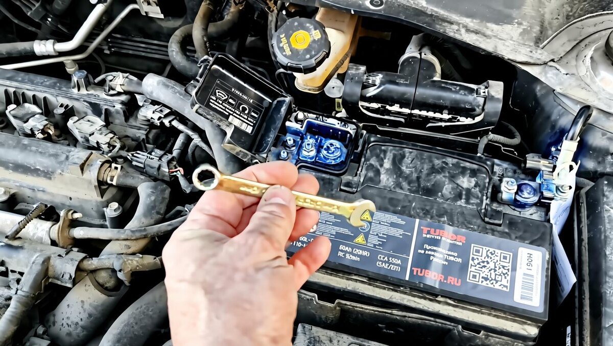 Какую снимать клемму