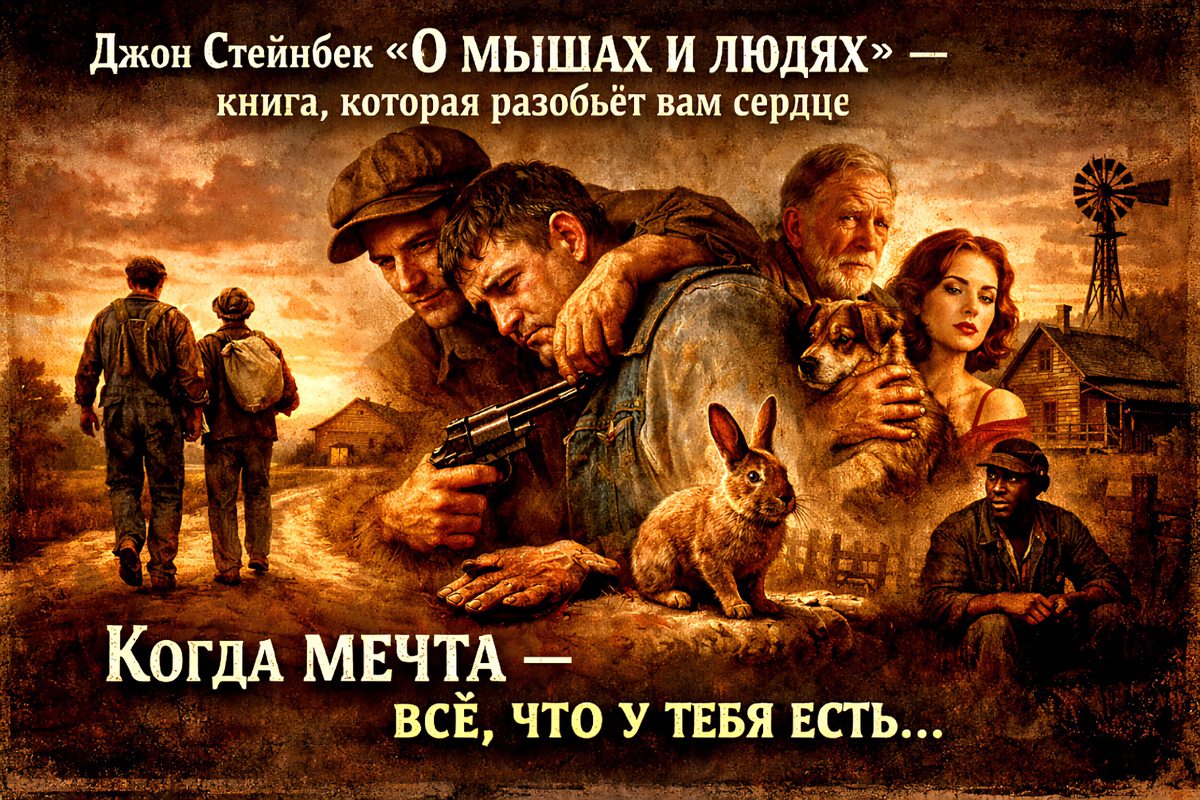 Джон Стейнбек «О мышах и людях» 