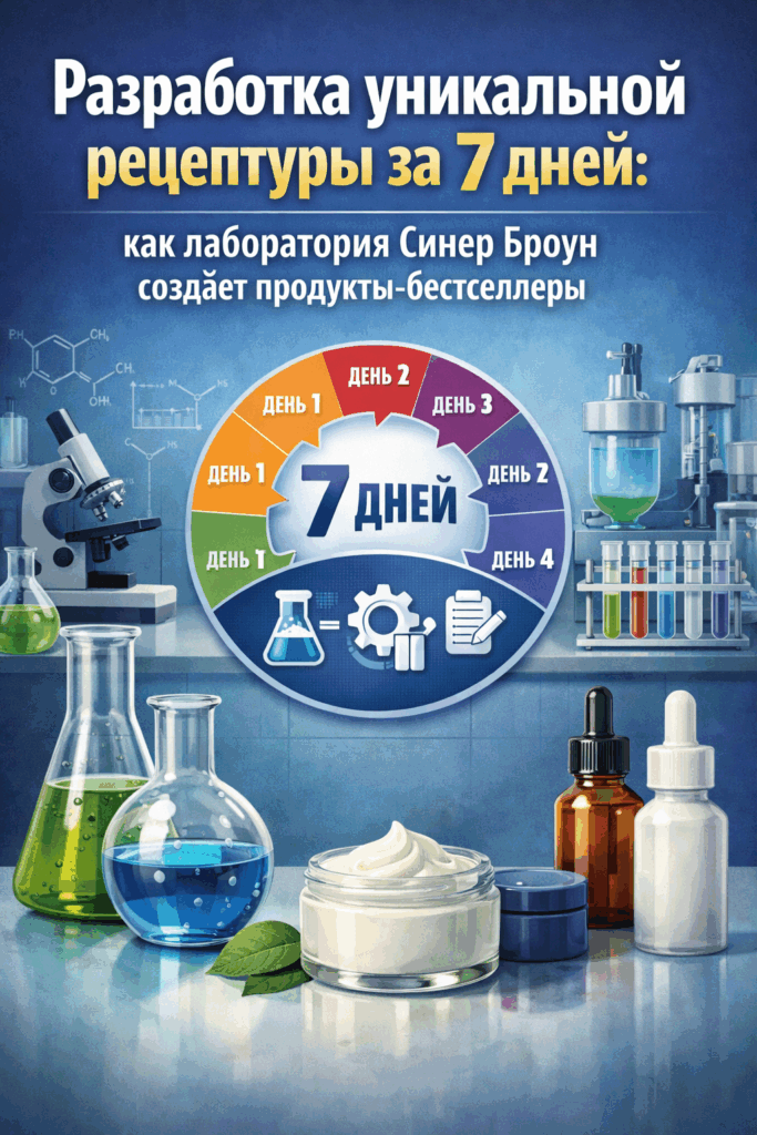    Разработка уникальной рецептуры бытовой химии за 7 дней: как создать свою формулу и запустить бренд-бестселлер под ключ SYNERBRAUN