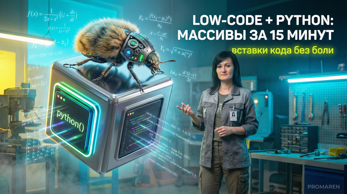    Добавляем Python-вставки в Clowbot и n8n для обработки массивов — 3 скриптов Марина Погодина