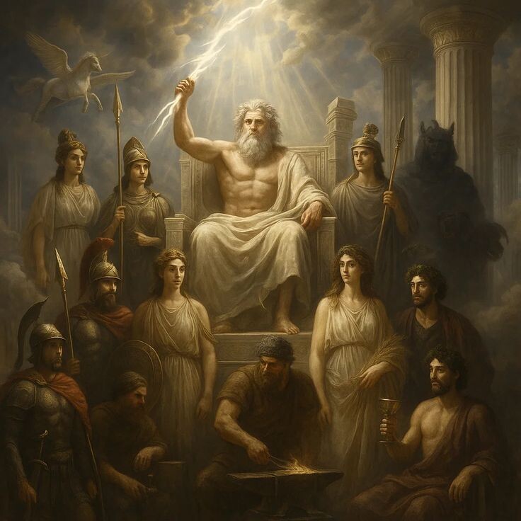 Зевс и боги Олимпа