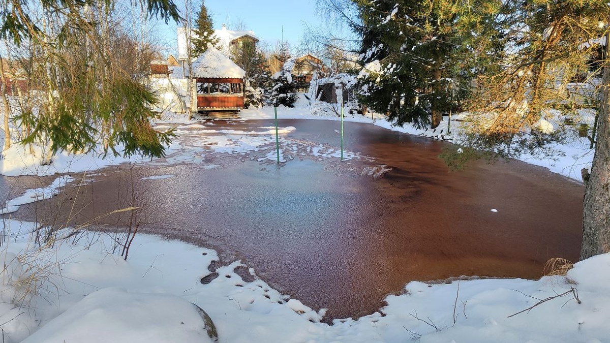 Воды прибыло примерно на 20-30 см!