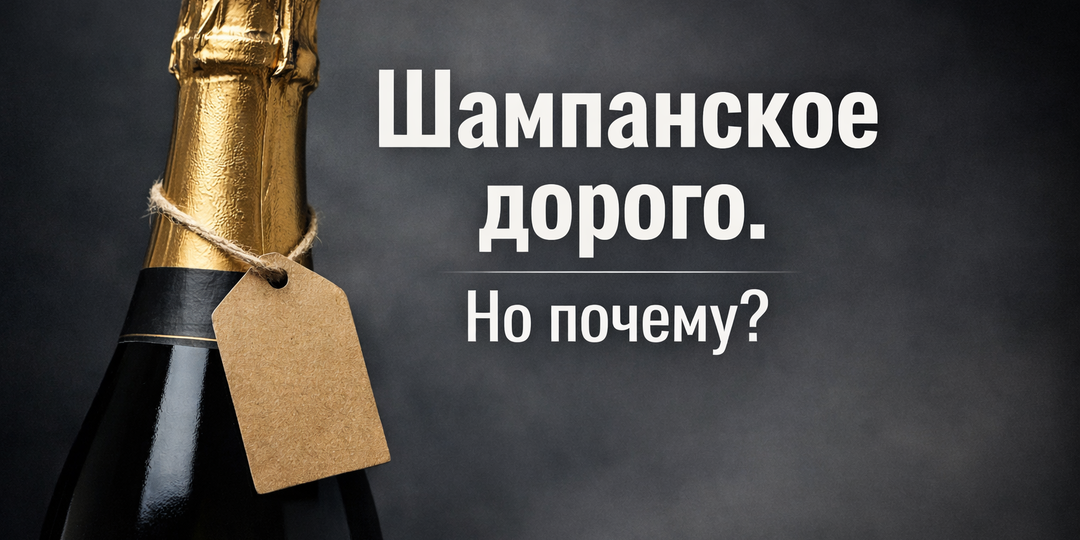 Почему шампанское стоит дорого